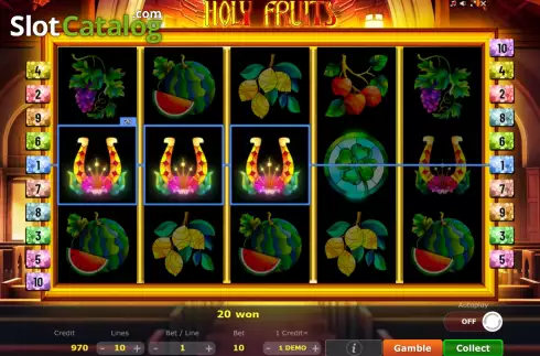 Οθόνη4. Holy Fruits Κουλοχέρης