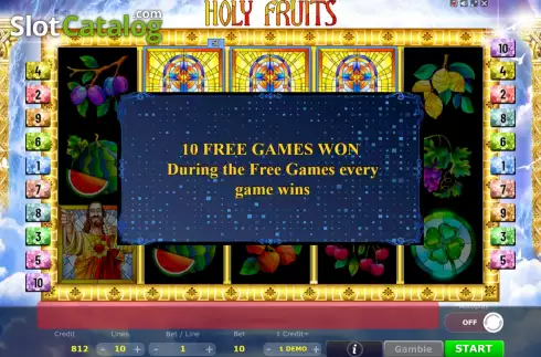 Οθόνη6. Holy Fruits Κουλοχέρης