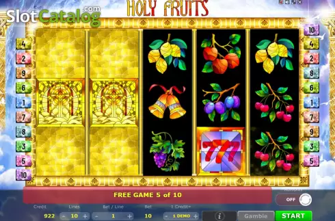 Οθόνη7. Holy Fruits Κουλοχέρης