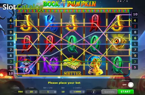 Οθόνη2. Book of Pumpkin (Five Men Games) Κουλοχέρης 