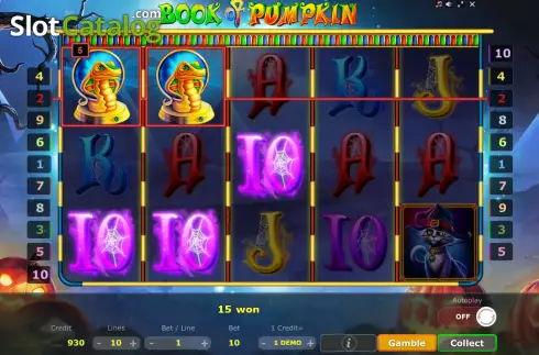 Οθόνη4. Book of Pumpkin (Five Men Games) Κουλοχέρης 