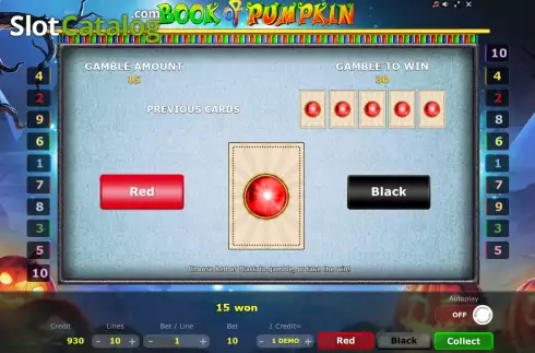 Οθόνη5. Book of Pumpkin (Five Men Games) Κουλοχέρης 
