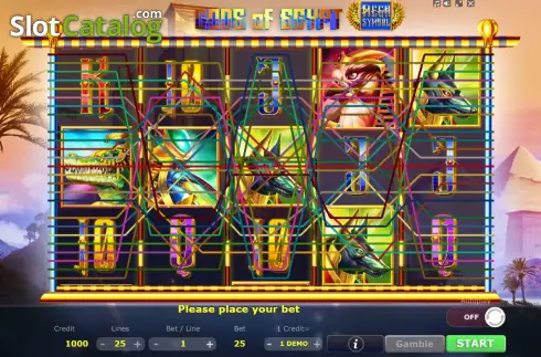 Οθόνη2. Gods of Egypt (Five Men Games) Κουλοχέρης 
