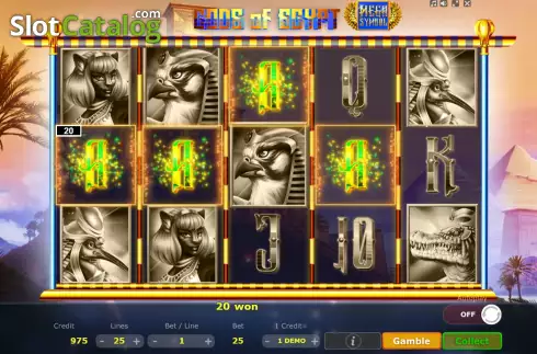 Οθόνη3. Gods of Egypt (Five Men Games) Κουλοχέρης 