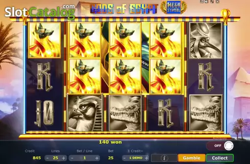 Οθόνη4. Gods of Egypt (Five Men Games) Κουλοχέρης 