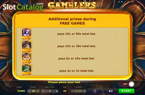 Οθόνη6. Gamblers (Five Men Games) Κουλοχέρης