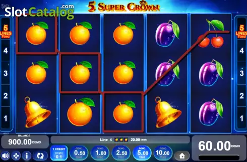 Οθόνη5. 5 Super Crown Κουλοχέρης