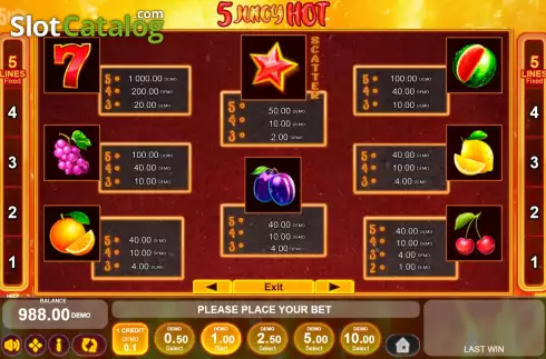 Οθόνη7. 5 Juicy Hot Κουλοχέρης