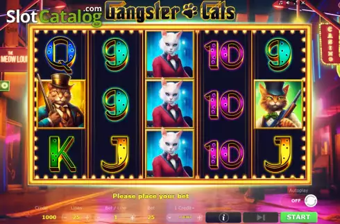 Οθόνη2. Gangster Cats Κουλοχέρης