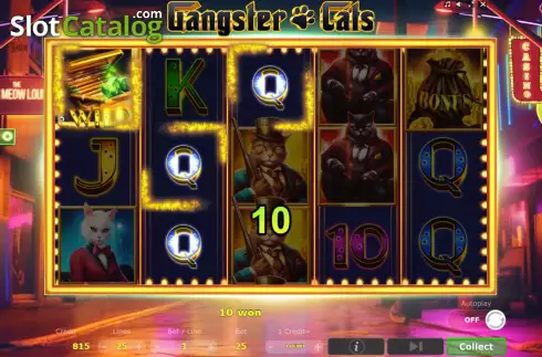 Οθόνη3. Gangster Cats Κουλοχέρης