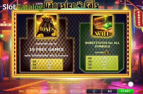 Οθόνη5. Gangster Cats Κουλοχέρης