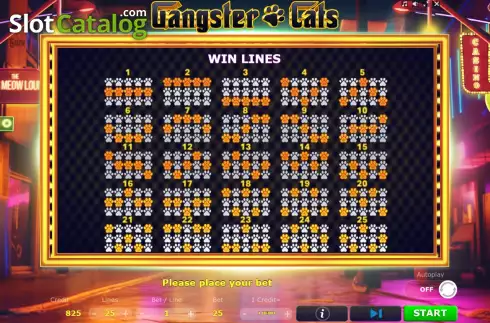 Οθόνη9. Gangster Cats Κουλοχέρης