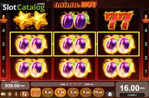Οθόνη4. Infinite Hot (Five Men Games) Κουλοχέρης