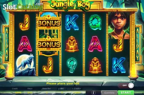 Οθόνη2. Jungle Boy (Five Men Games) Κουλοχέρης