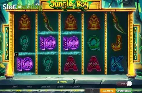 Οθόνη3. Jungle Boy (Five Men Games) Κουλοχέρης