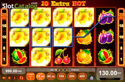 Οθόνη4. 20 Extra Hot Κουλοχέρης 