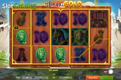 Οθόνη3. Strong Gold Κουλοχέρης