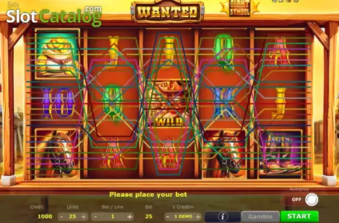 Οθόνη2. Wanted (Five Men Games) Κουλοχέρης
