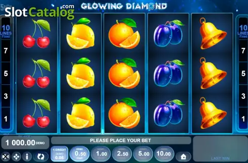 Οθόνη2. Glowing Diamond Κουλοχέρης