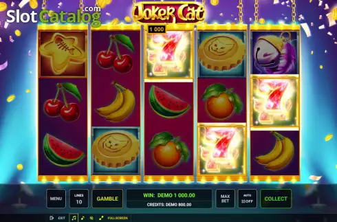 Οθόνη3. Joker Cat Κουλοχέρης