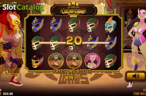 Οθόνη6. Lucha Libre Wins Κουλοχέρης