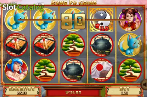 Οθόνη5. Kung Fu Coins Κουλοχέρης