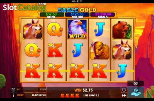 Οθόνη3. Eagle Gold (Flipluck) Κουλοχέρης