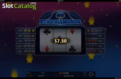 Οθόνη3. Star Diamonds Κουλοχέρης 