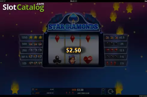 Οθόνη5. Star Diamonds Κουλοχέρης 