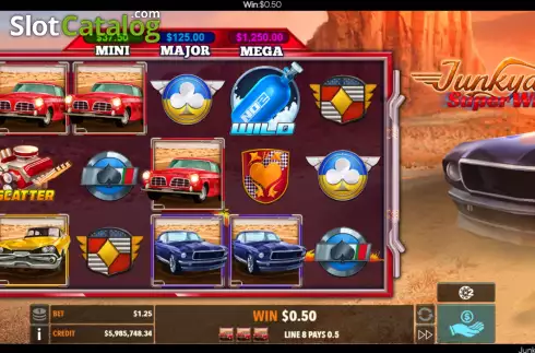 Οθόνη3. Junkyard Super Wheels Κουλοχέρης 