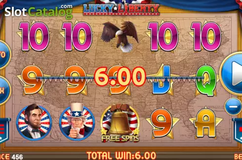 Οθόνη3. Lucky Liberty Κουλοχέρης