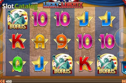 Οθόνη4. Lucky Liberty Κουλοχέρης