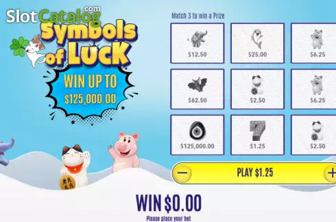 Οθόνη5. Symbols of Luck Κουλοχέρης 
