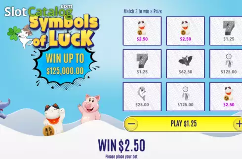 Οθόνη7. Symbols of Luck Κουλοχέρης 
