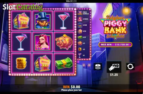 Οθόνη7. Fabulous Piggy Bank Scratch Card Κουλοχέρης