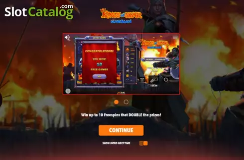 Οθόνη2. Kings of War Scratch Card Κουλοχέρης