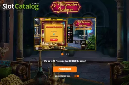 Οθόνη2. Millionaire Jackpot Κουλοχέρης