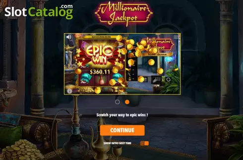 Οθόνη3. Millionaire Jackpot Κουλοχέρης