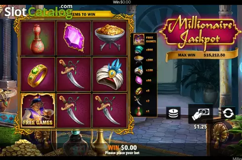 Οθόνη4. Millionaire Jackpot Κουλοχέρης
