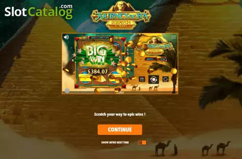 Οθόνη2. Journey of Ra Scratch Card Κουλοχέρης 