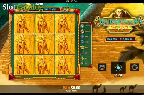 Οθόνη4. Journey of Ra Scratch Card Κουλοχέρης 