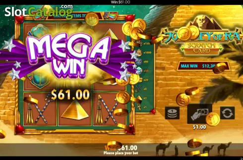 Οθόνη9. Journey of Ra Scratch Card Κουλοχέρης 