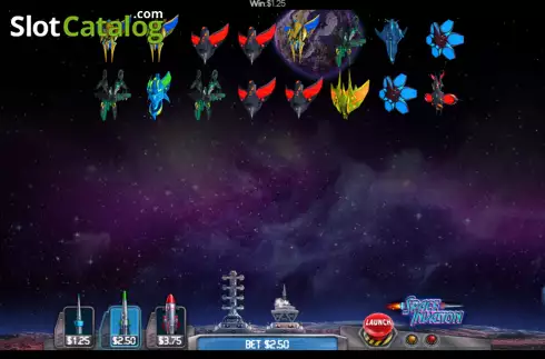 Οθόνη3. Space Invasion (Flipluck) Κουλοχέρης