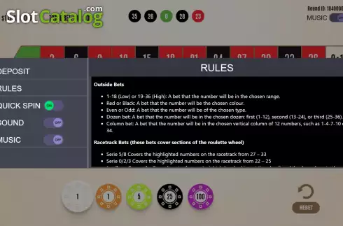 Οθόνη9. American Roulette (Flipluck) Κουλοχέρης