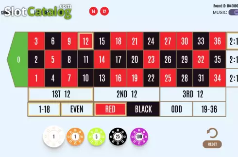 Οθόνη5. European Roulette (Flipluck) Κουλοχέρης 