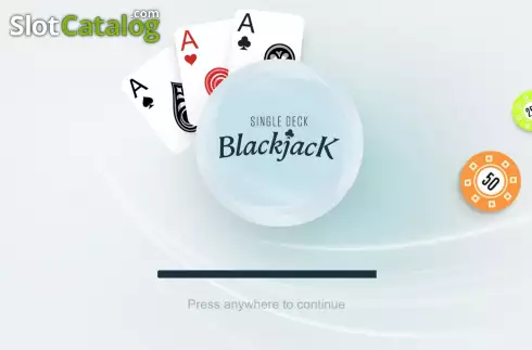 Οθόνη2. Single Deck Blackjack (Flipluck) Κουλοχέρης