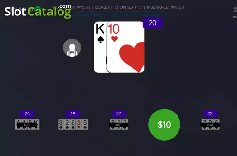 Οθόνη4. 5 Handed Vegas Blackjack Κουλοχέρης