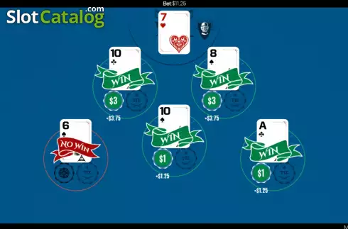 Οθόνη5. Multihand Casino War Κουλοχέρης