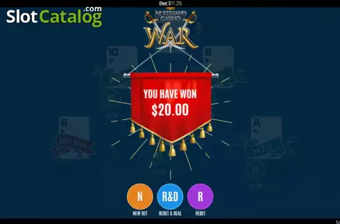 Οθόνη8. Multihand Casino War Κουλοχέρης