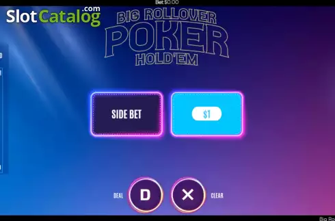 Οθόνη4. Big Rollover Poker Hold'em Κουλοχέρης